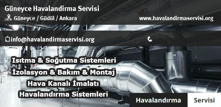 Güneyce havalandırma servisi